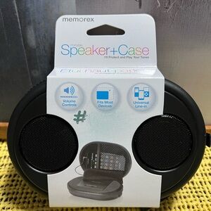 Memorex Black Portable Speaker Case